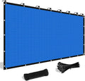 Shade&Beyond Customized Size 90% Sun Shade Cloth with Grommets, 14' X 20' Pergola Shade Cover Canopy, Mesh Tarp Sun Screens for Patio, Outdoor, Garden, Backyard GN05, Blue