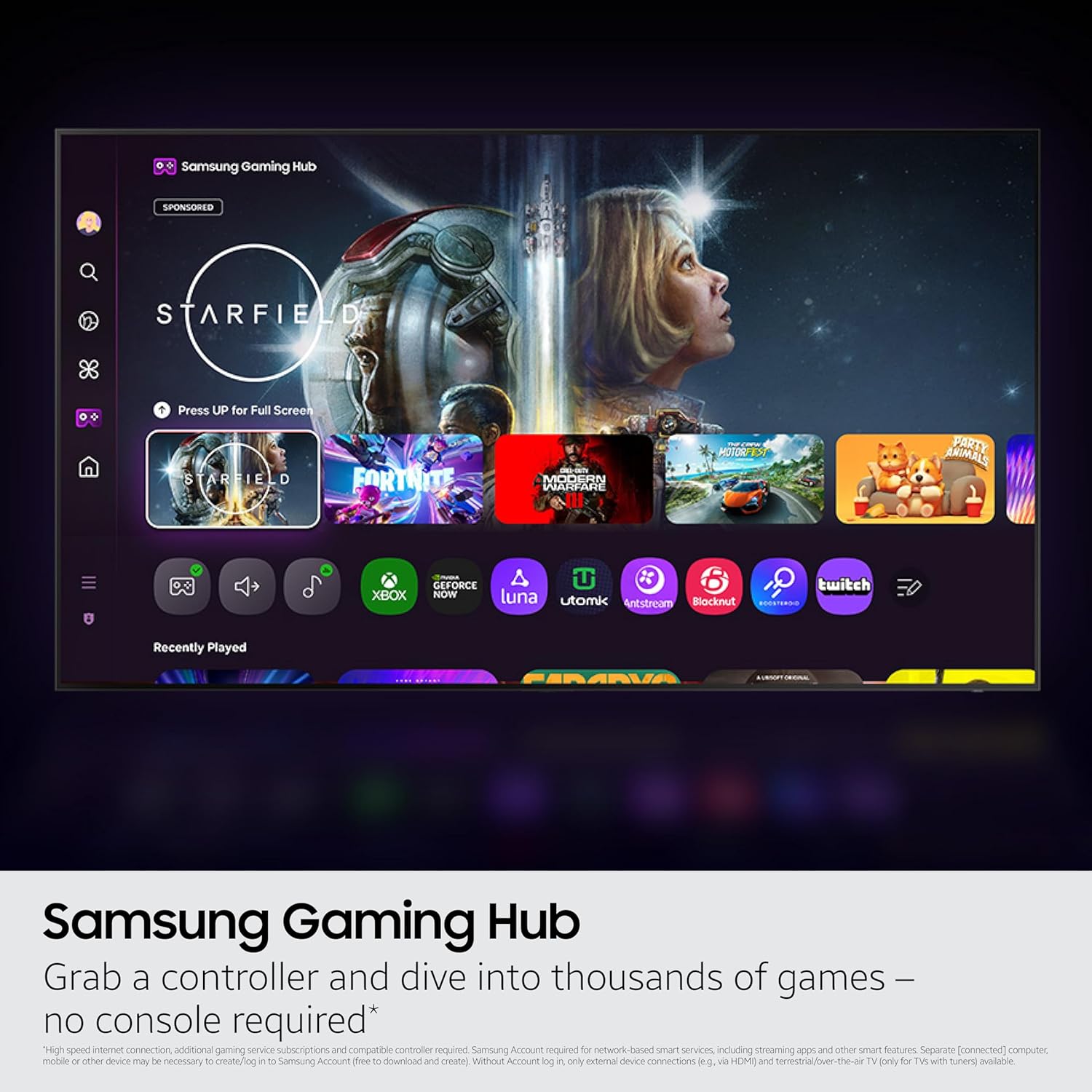 Samsung 42-Inch Class OLED S90F 4K Smart TV (2025 Model) NQ4 AI Gen3 Processor, Upscaling Pro, HDR +, Motion Xcelerator 144Hz, Vision, Alexa Built-in