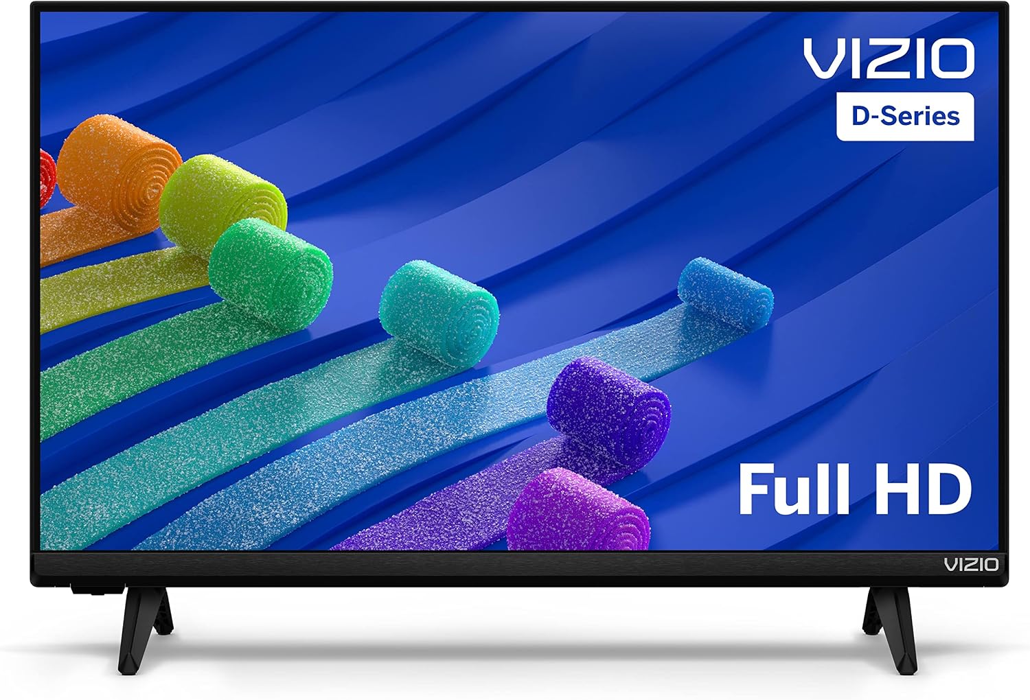 VIZIO 24-inch D-Series Full HD 1080p Smart TV with Apple AirPlay and Chromecast Built-in, Alexa Compatibility, D24f4-J01, 2021 Model