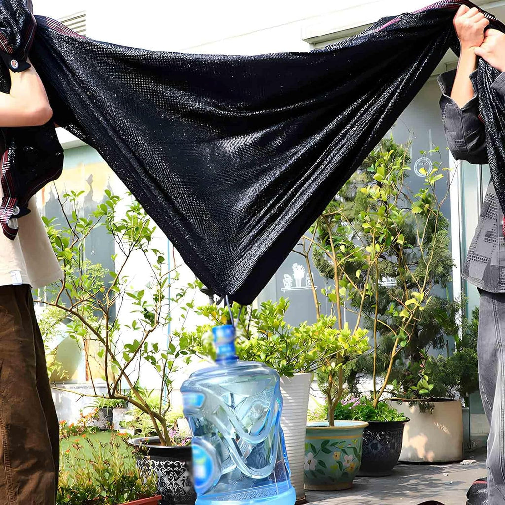 KAnduo Garden Shade Cloth Black for Plants 6x12 12x16 16x20ft Sun Shade Net, Mesh Sun Shade Tarp with Lashings and Ties Grommets, for Plants Cover, Patio(26.2x29.5ft)