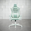 Ergonomic Office Gaming Chairs for Adults 400 Lb, High-Back Computer Desk Chair with 2D Armrests, 150° Swivel, Lumbar Support,Comfy Reclining Cute Chair for Home Computer, for Small Spaces,Mint