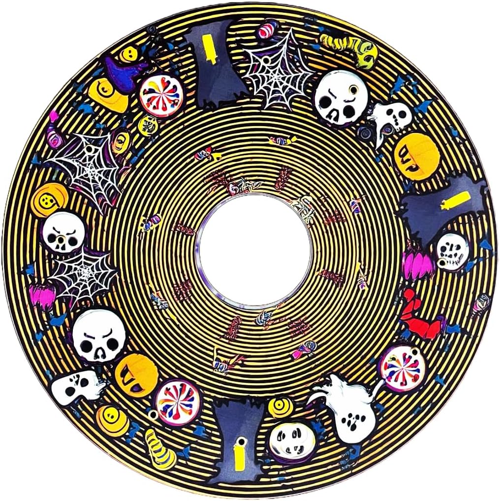 Designer Halloween Cover for Wheelchair Wheels for Adults & Kids, Skull and Spider Web Designs, Easy Install/Remove, Lightweight, (Halloween Fun)