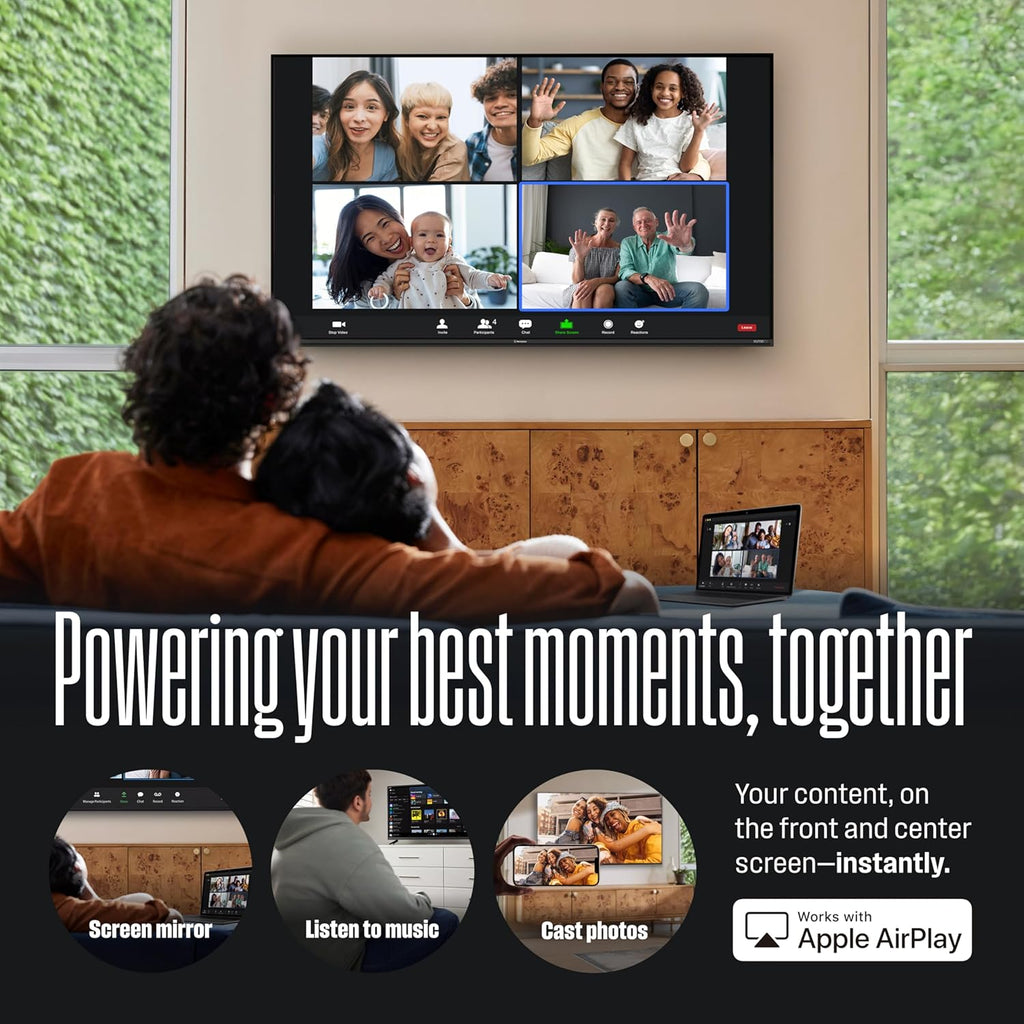 Westinghouse 32-inch Smart TV, HD Xumo TV with Voice Remote, Flat Screen Television w/Dolby Atmos, Bluetooth, Apple AirPlay, Wi-Fi & Mobile Connectivity