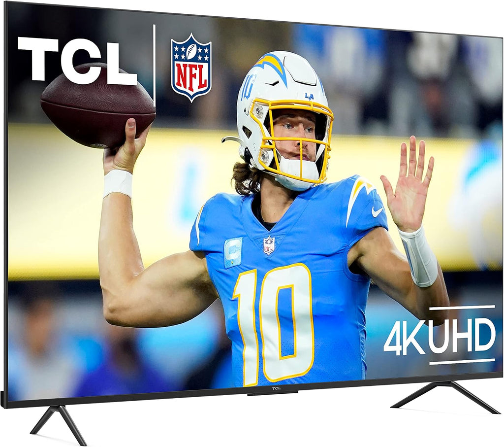 TCL 85-Inch Class S4 4K LED Smart TV with Google (85S450G, 2023 Model), Dolby Vision, HDR Pro, Atmos, Assistant Built-in Voice Remote, Works Alexa, Streaming UHD Television