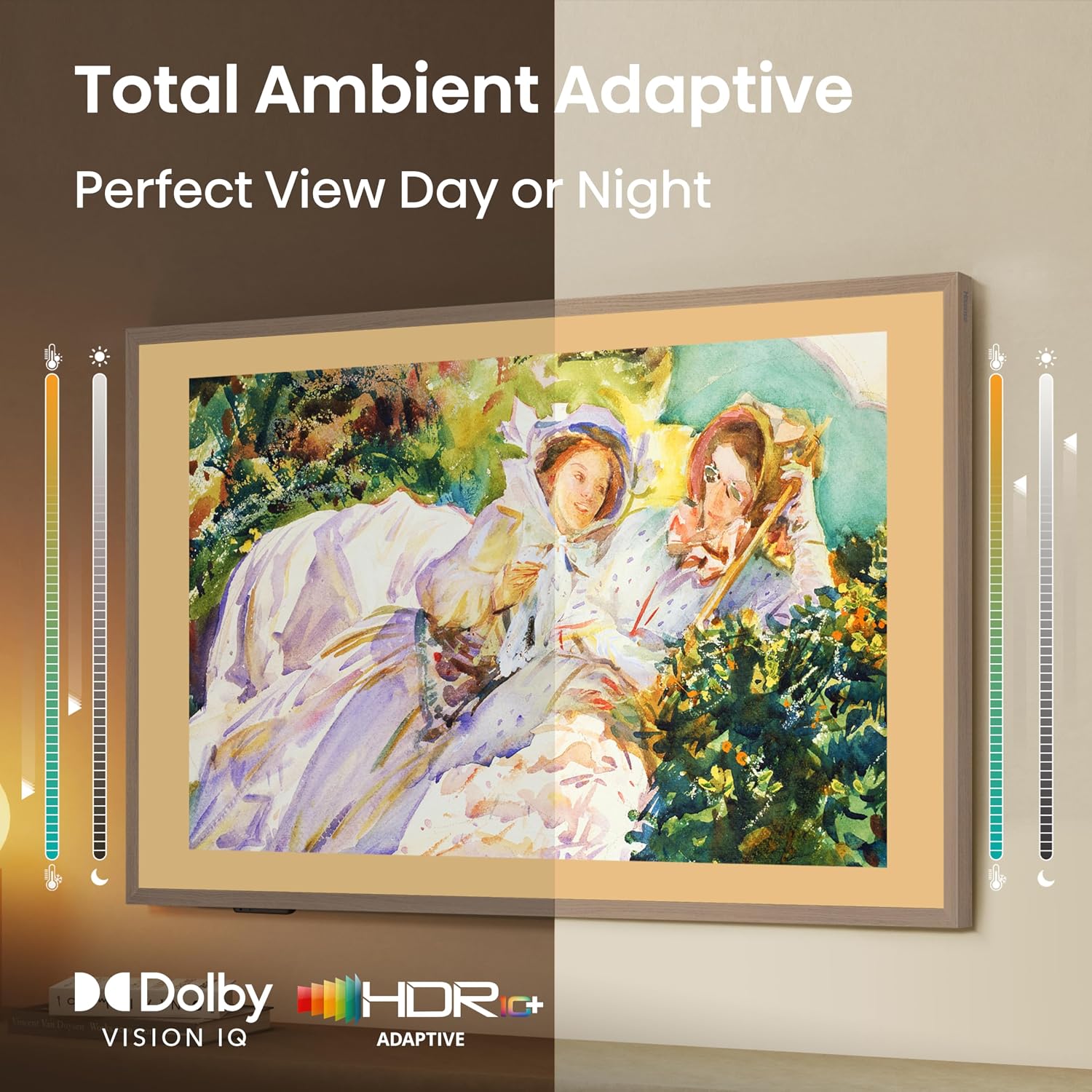 Hisense 75-Inch Class QLED 4K S7N CanvasTV Series Dolby Vision HDR Google Smart TV (75S7N, 2025 Model) - 144Hz, Art Mode, Anti-Glare Panel, Hi-Matte Display, UltraSlim Wall Mount & Frame Included