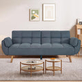 Convertible futon Sofa Bed, Sleeper Sofa Bed with Adjustable backrest, Small Space Small Sofa, Living Room, Bedroom (Dark Gray)