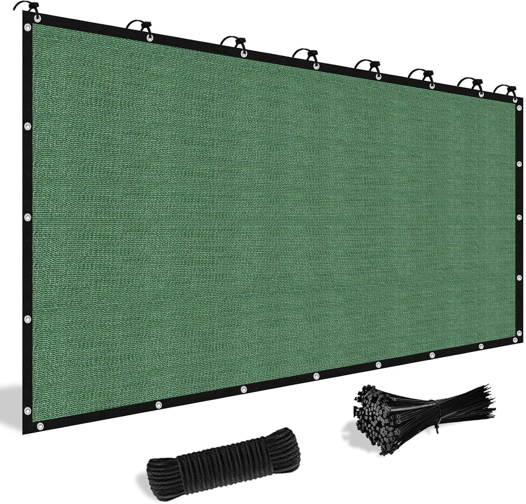 Shade&Beyond Customized Size 90% Sun Shade Cloth with Grommets, 14' X 20' Pergola Shade Cover Canopy, Mesh Tarp Sun Screens for Patio, Outdoor, Garden, Backyard GN09, Green