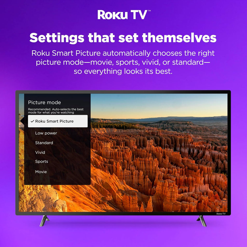 Hisense 40-Inch Class A4 Series FHD 1080p Smart Roku TV with Alexa Compatibility (40A4NR) - Dolby Audio, Slim Bezel Design, Google Assistant