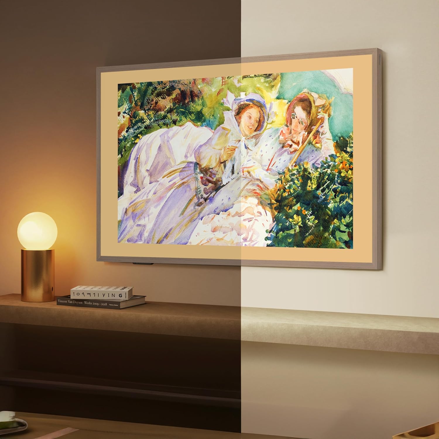 Hisense 65-Inch Class QLED 4K S7N CanvasTV™ Series Dolby Vision HDR Google Smart TV (65S7N) - 144Hz, Art Mode, Anti-Glare Panel, Hi-Matte Display, Frame & UltraSlim Wall Mount Included