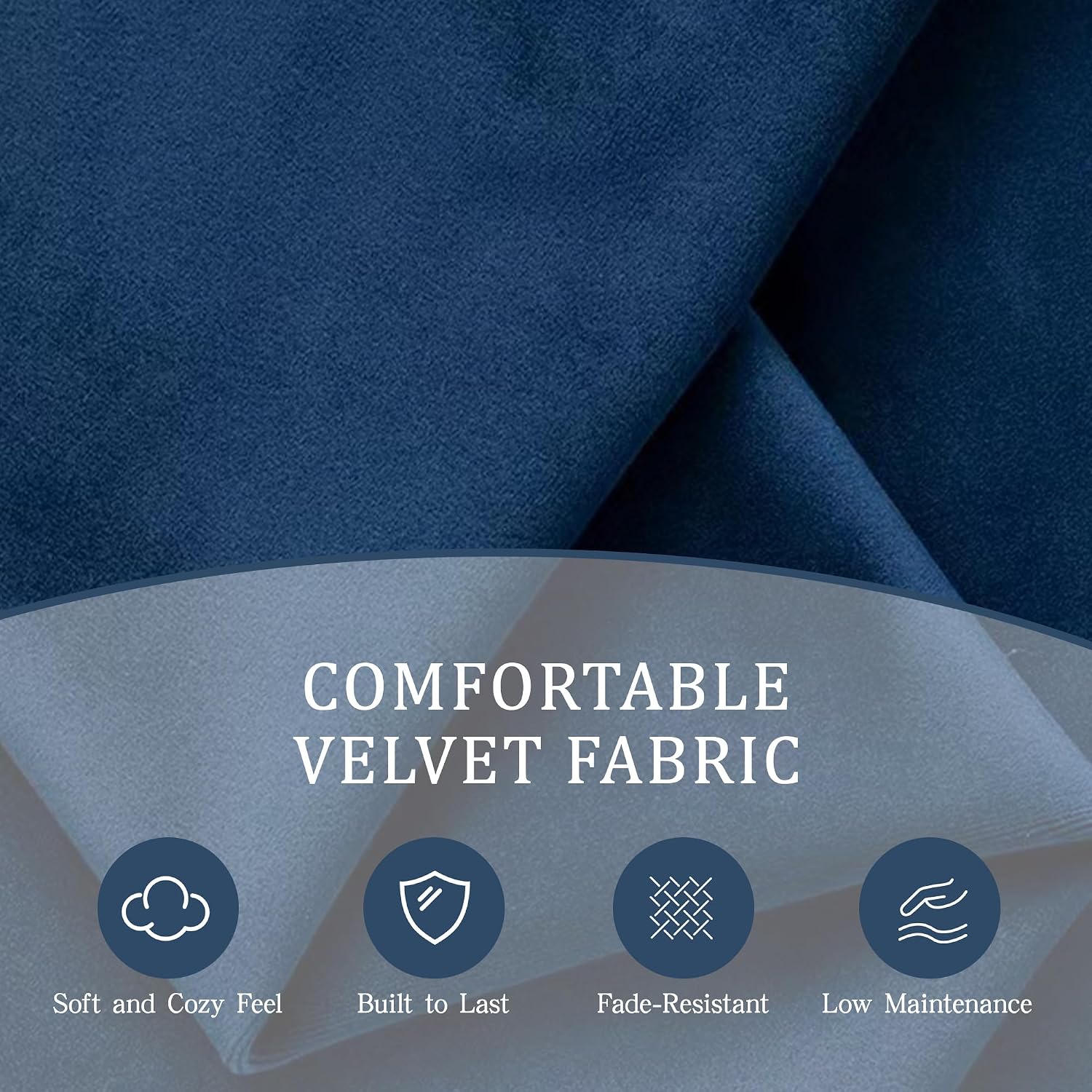89' King Pull Out Sofa Bed, Velvet Chesterfield Sleeper Sofa Couch, 3 in 1 Convertible Tufted Futon Couches with Ottoman for Living Room, Small Space, Apartment, Office, Bedroom, Blue
