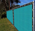 Ifenceview 6' x 1' to 6' x 100' Turquoise Green Shade Cloth Fabric Fence Privacy Screen Panels Mesh Net for Construction Site Gate Yard Driveway Garden Railing Pool Balcony Canopy Awning (6' x 73')