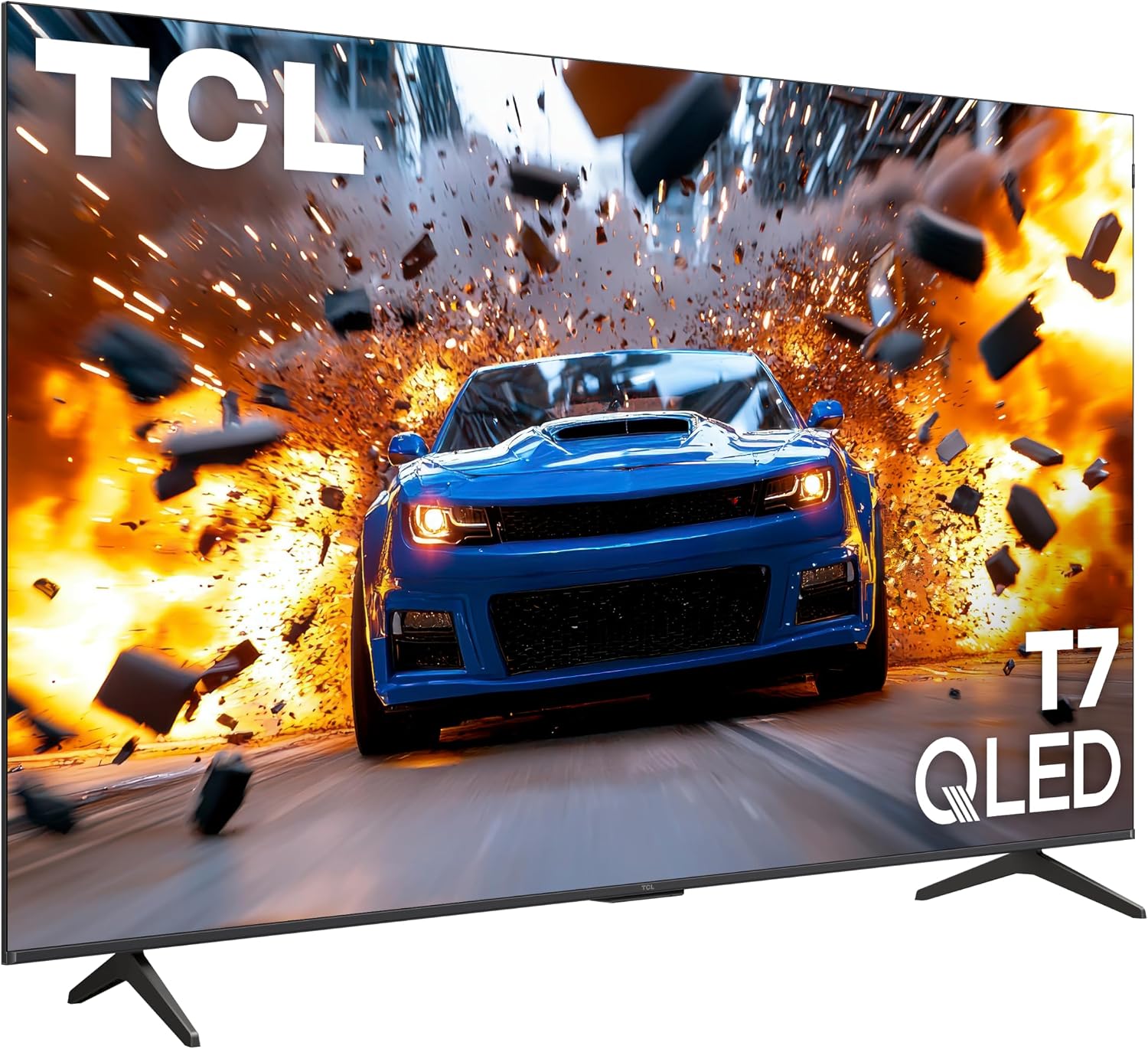 TCL 75 Inch Class T7 Series | 4K QLED HDR | 75T7, 2025 Model | 120HZ-144HZ High Brightness Smart Google TV Dolby Atmos Audio | Voice Remote Alexa Gaming Streaming Television