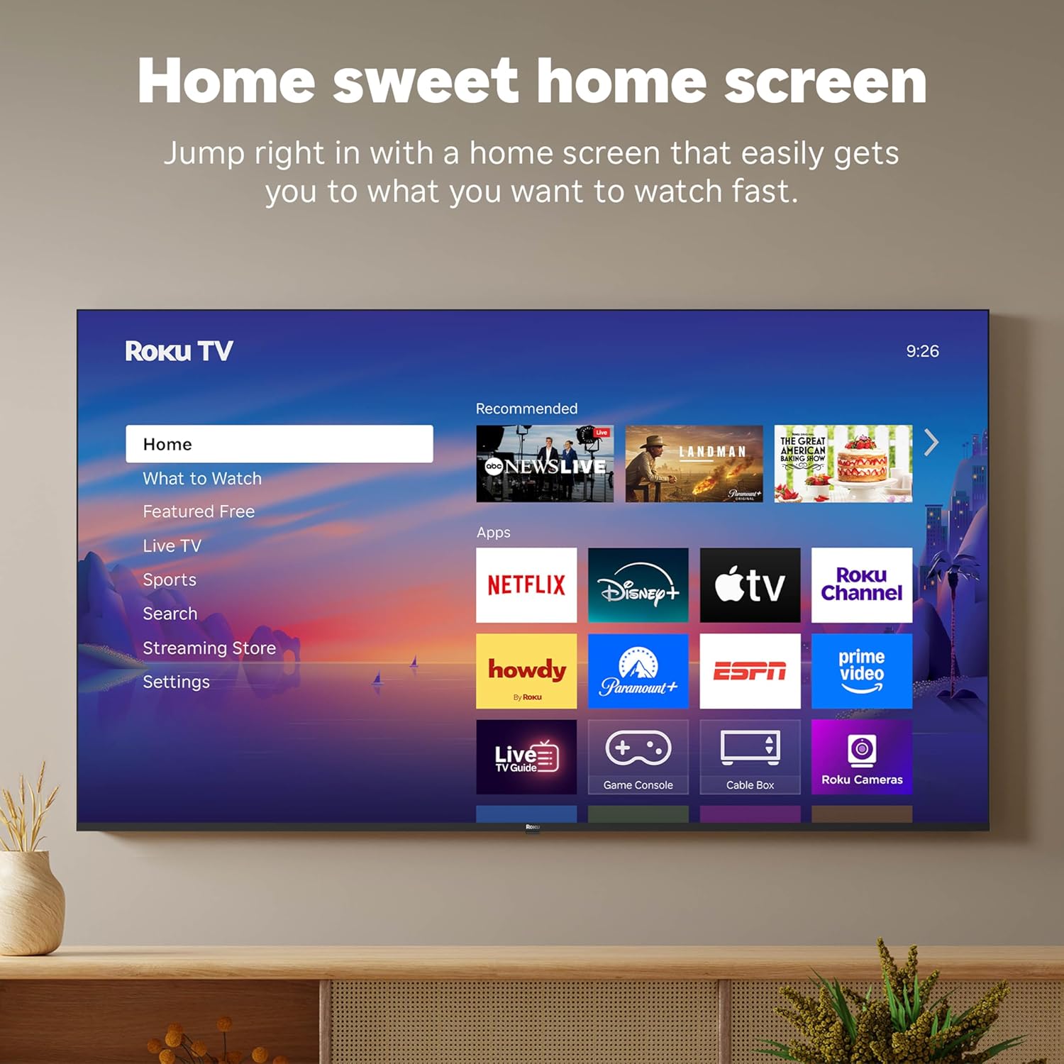 Roku Smart TV – 50-Inch Select Series, 4K HDR TV – Roku TV with Roku Remote – Flat Screen LED Television with Wi-Fi for Streaming Live Local News, Sports, Family Entertainment