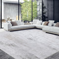 HOMBYS 10x14 Modern Area Rug for Living Room Bedroom, Large Boho Floor Carpet with Non-Slip Backing for Indoor Office Dining Room, Abstract Home Deco Non-Shedding, Camel, Machine Washable