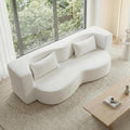 2-in-1 Convertible Sofa,78 Inch Folding Sofa Bed Pull Out Sofa with 2 Pilow Lazy Sofa, Teddy Loveseat Sleeper Floor Sofa for Apartment Children's Room Bedroom Living Room (Teddy, Beige)