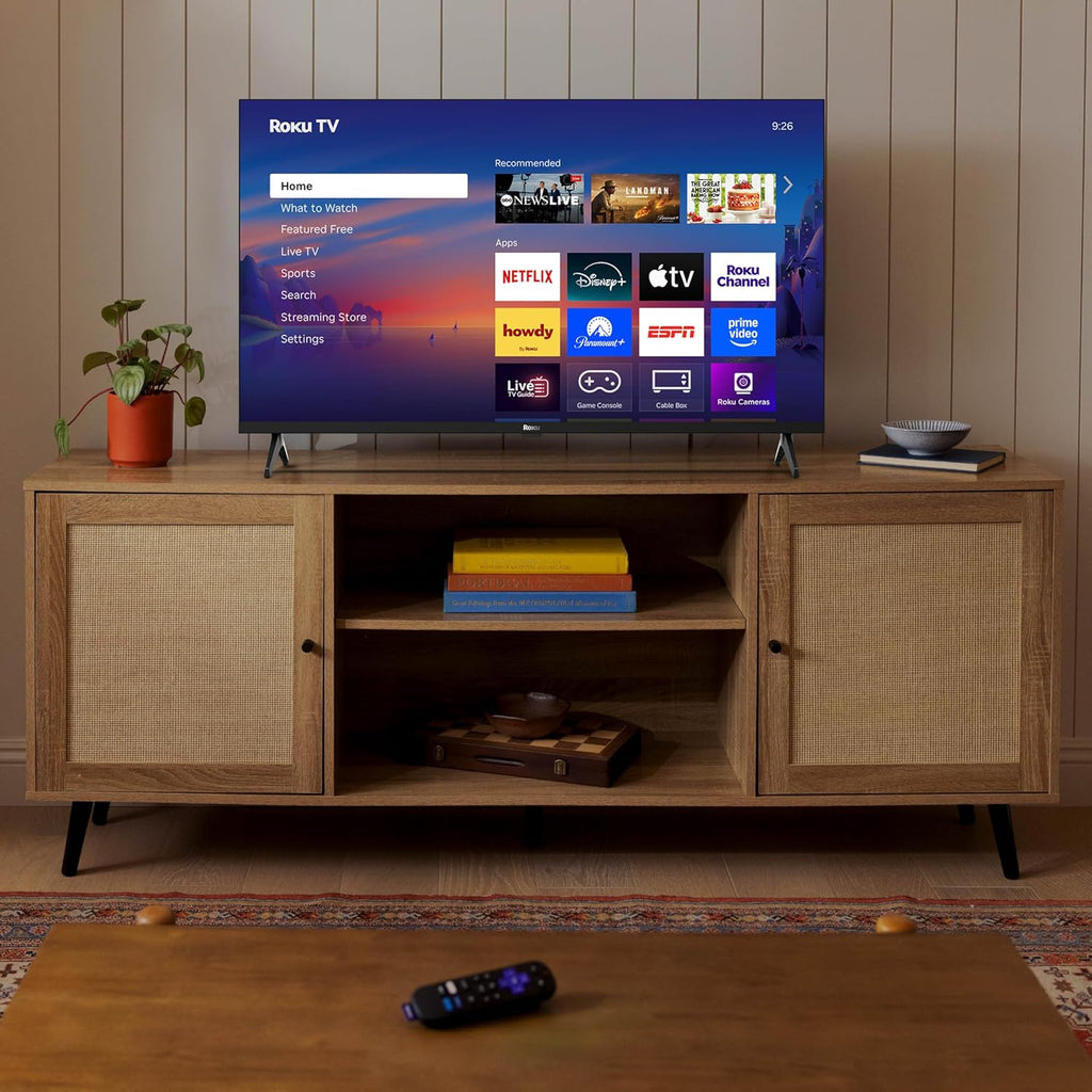 Roku Smart TV – 40-Inch Select Series, 1080p Full HD TV – Roku TV with Voice Remote – Flat Screen LED Television with Wi-Fi for Streaming Live Local News, Sports, Family Entertainment