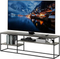 Furinno Moretti Modern Lifestyle TV Stand, French Oak Grey