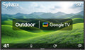SYLVOX 50 Inch Outdoor Smart Television Weatherproof Google TV, 4K 700NIT High Brightness Temperature Resistant IP56 Waterproof TVs, Anti-Scratch, Suitable for Partial Sun (Patio Series)