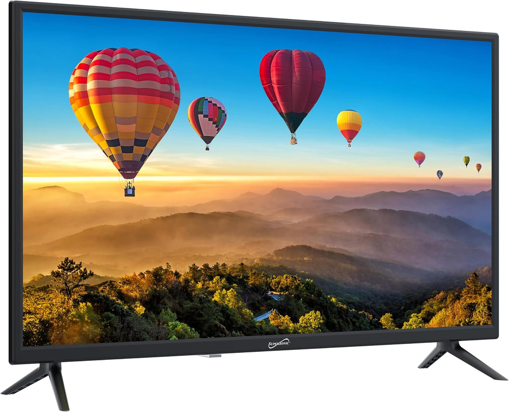 Supersonic SC-3210 31.5-Inch DLED HDTV with ATSC & NTSC, HDMI Input, USB Compatibility, 1080p Resolution, Dynamic Contrast, Wide Viewing Angle, Digital Noise Reduction, Audio Options, Multi-Language