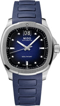 MIDO Multifort TV Big Date - Swiss Automatic Watch for Men - 40mm Case with Transparent Caseback