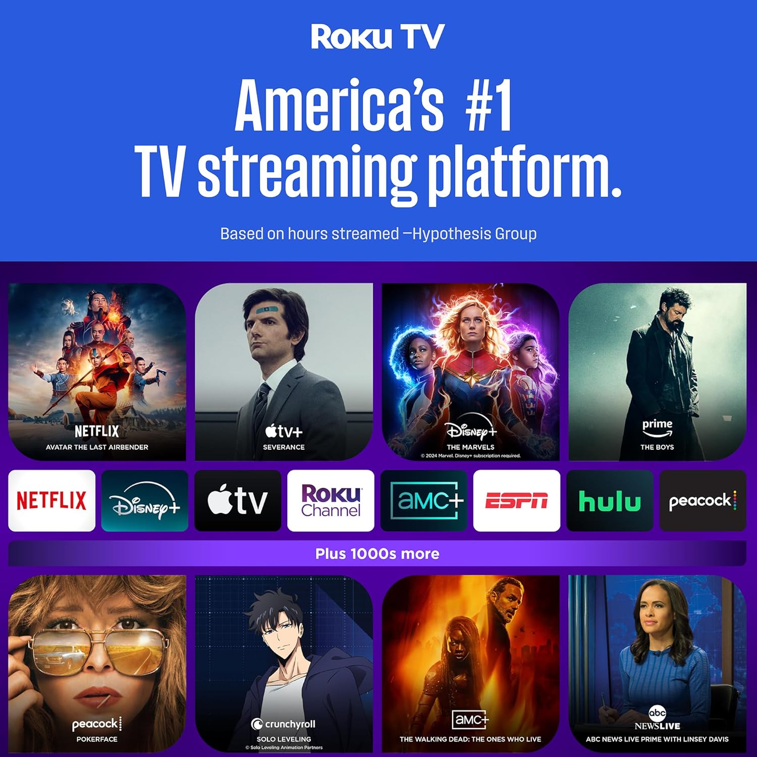 Westinghouse Roku TV - 55 Inch Smart TV, 4K UHD QLED Television w/HDR 10+, Dolby Vision, Wi-Fi & Mobile App Connectivity, Flat Screen Compatible w/Apple HomeKit, Alexa, & Google Assistant