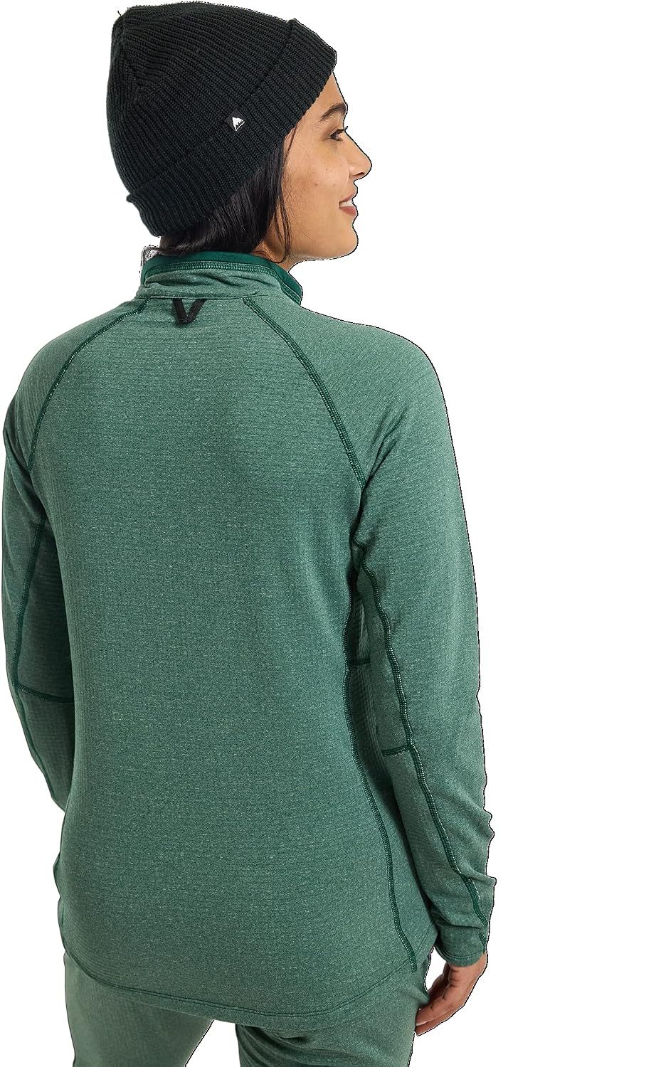 Burton womens Women's Stockrun Grid Half-zip Fleece