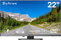 SYLVOX RV TV, 22 inches 12/24V TV for RV 1080P Full HD Smart TV, Built-in APP Store, Support WiFi Bluetooth, Small Android TV for Car Home Camper Truck Boat(Limo Series)