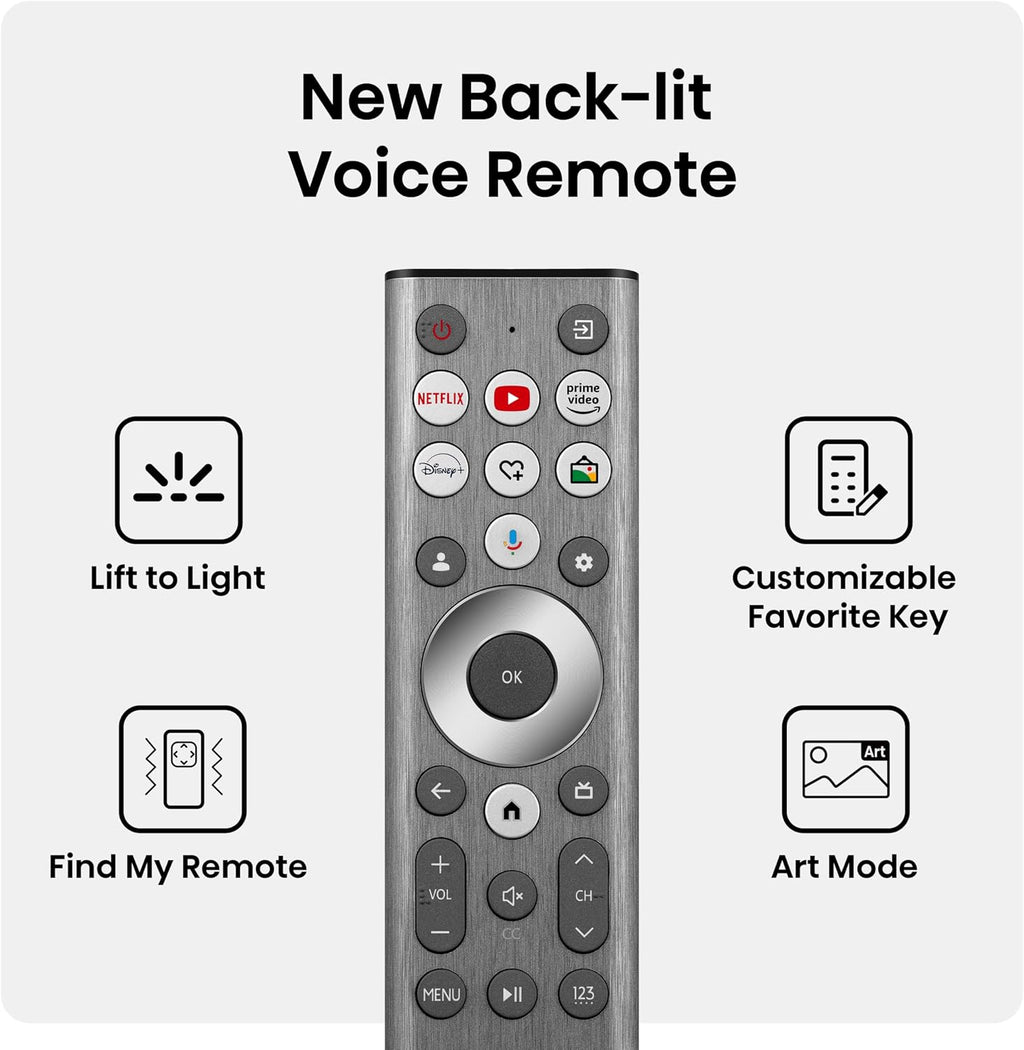 Hisense 75-Inch Class QLED 4K S7N CanvasTV Series Dolby Vision HDR Google Smart TV (75S7N, 2025 Model) - 144Hz, Art Mode, Anti-Glare Panel, Hi-Matte Display, UltraSlim Wall Mount & Frame Included