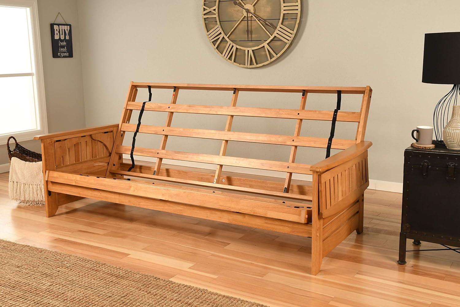 Kodiak Furniture Phoenix Futon Set, Suede Peat