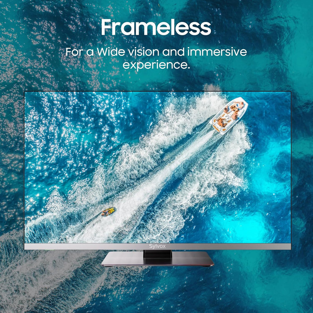 SYLVOX 12 Volt TV, 22' Smart Television with DVD Player Built in, 1080P Google OS ATSC NTSC WiFi Bluetooth HDMI USB, AC/DC Powered, 12V TV for RV Camper Boat Coastal Home (Marine Series)