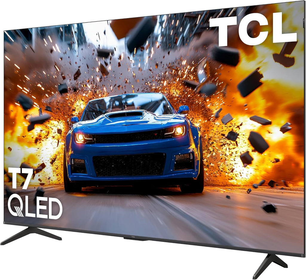 TCL 75 Inch Class T7 Series | 4K QLED HDR | 75T7, 2025 Model | 120HZ-144HZ High Brightness Smart Google TV Dolby Atmos Audio | Voice Remote Alexa Gaming Streaming Television