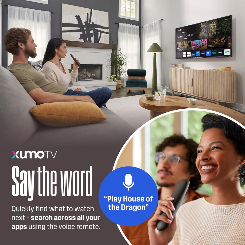 Westinghouse 32-inch Smart TV, HD Xumo TV with Voice Remote, Flat Screen Television w/Dolby Atmos, Bluetooth, Apple AirPlay, Wi-Fi & Mobile Connectivity