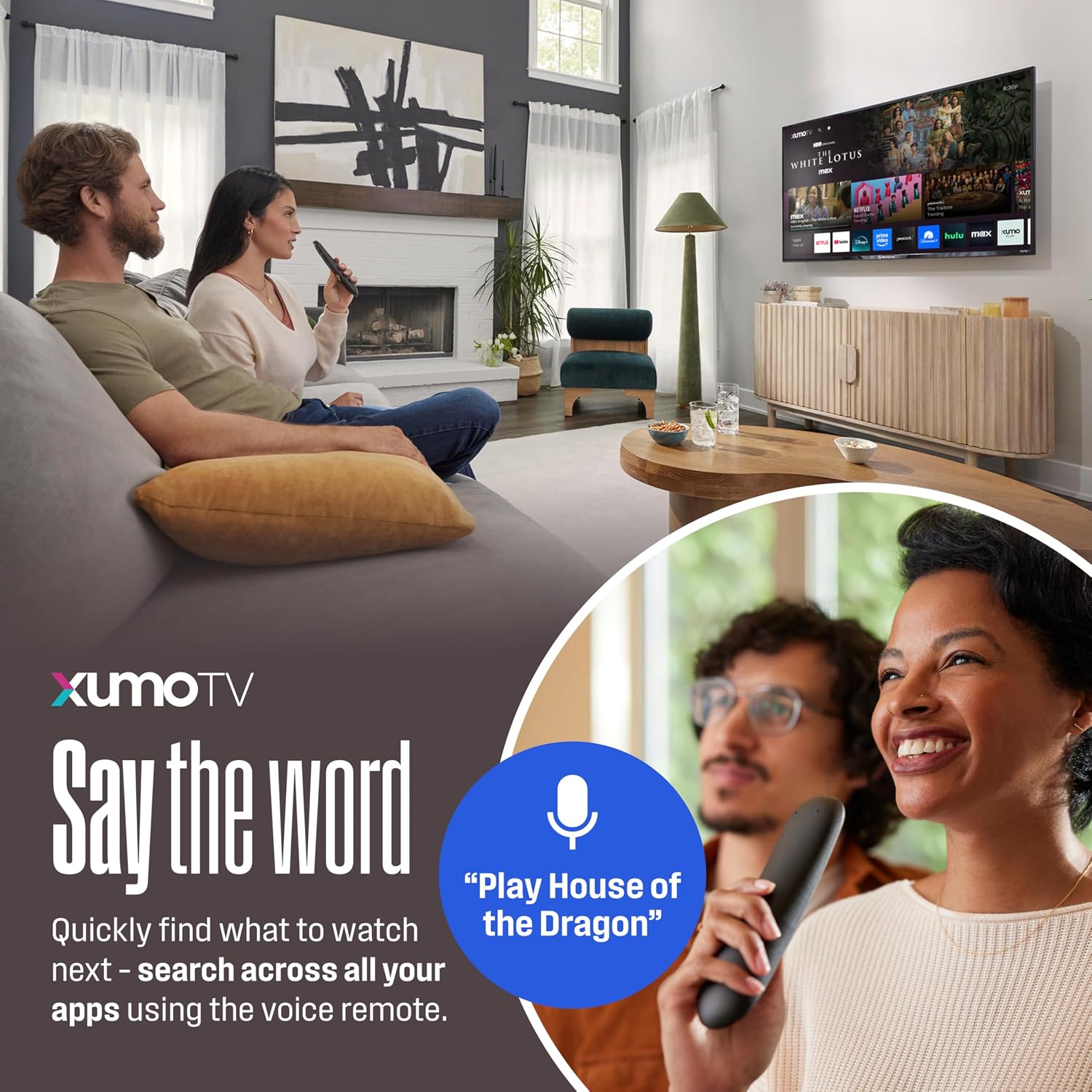 Westinghouse 32-inch Smart TV, HD Xumo TV with Voice Remote, Flat Screen Television w/Dolby Atmos, Bluetooth, Apple AirPlay, Wi-Fi & Mobile Connectivity