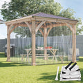 Heavy Duty PVC Vinyl Clear Tarps All Weather 100% Waterproof Transparent Tarpaulin Shield with Grommets Ropes Anti-UV for Greenhouse, Patio Garden Porch Pavilion Outdoor(15x24')