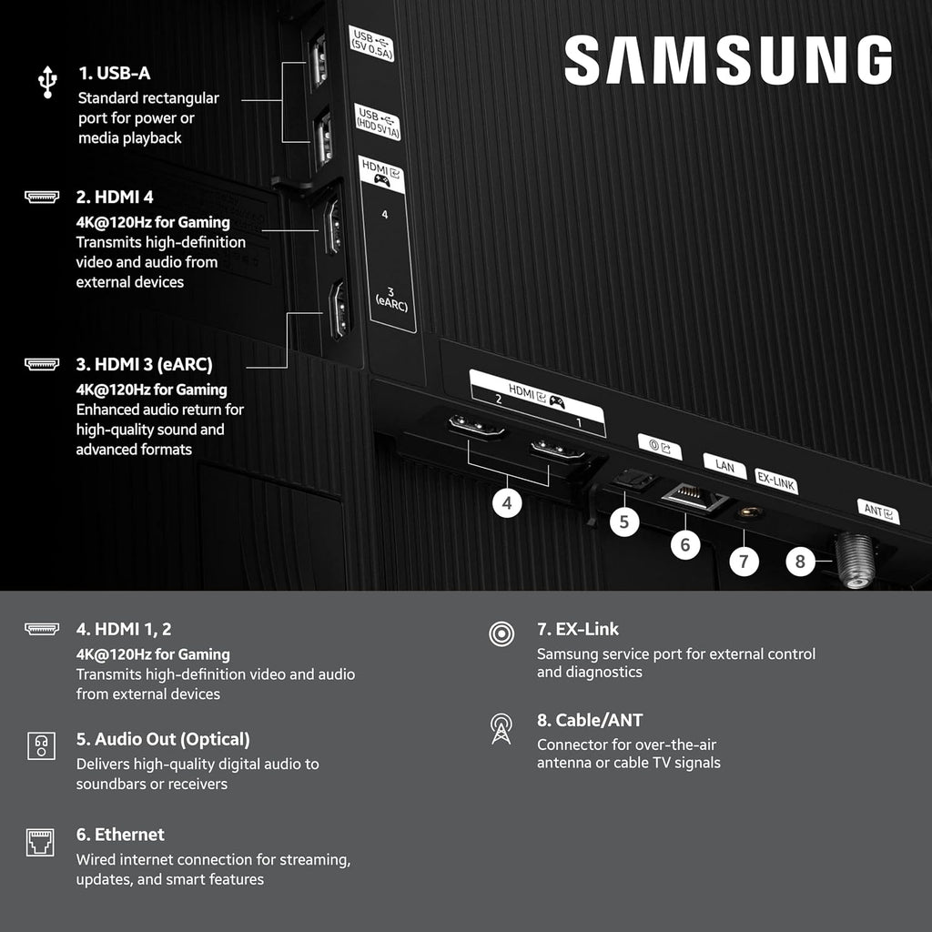Samsung 83-Inch Class OLED S85F 4K Smart TV (2025 Model) NQ4 AI Gen2 Processor, 4K AI Upscaling, OLED HDR, Pantone Validated, Samsung Vision AI, Alexa Built-in