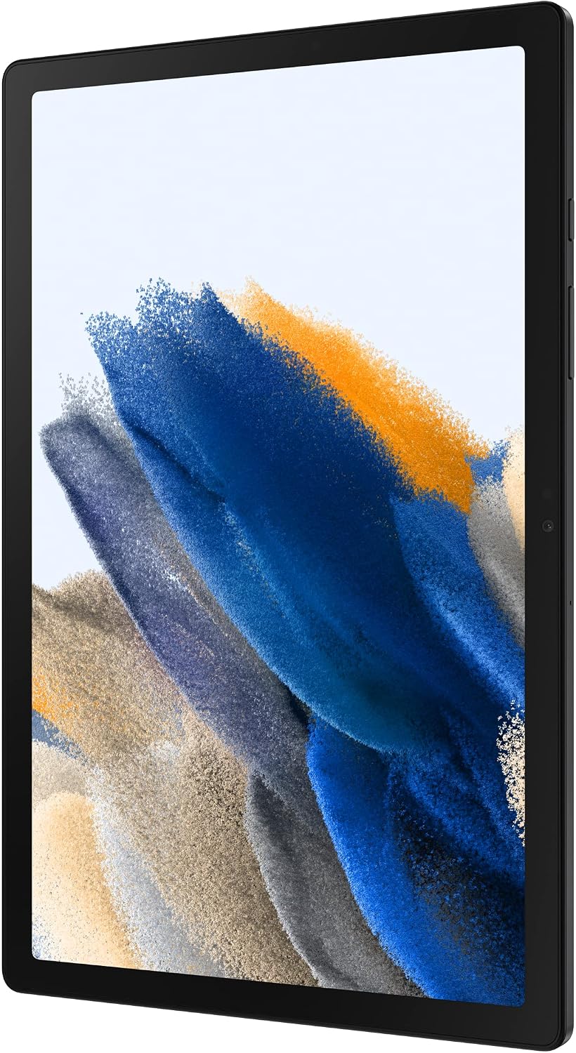Samsung Galaxy Tab A8 Android Tablet, 10.5' LCD Screen, 128GB Storage, Long-Lasting Battery, Kids Content, Smart Switch, Expandable Memory, Dark Gray (TABSAM20012811) (Renewed)