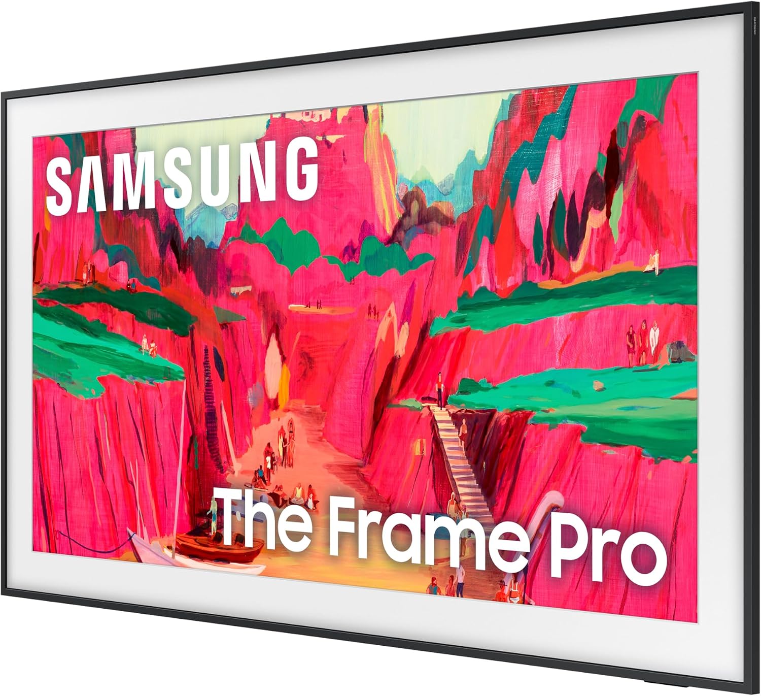Samsung 65-Inch Class The Frame Pro LS03FW 4K Neo QLED Mini LED Smart TV (2025 Model) Slim Fit Wall Mount, Modern Frame Design, Wireless One Connect, NQ4 AI Gen3 Processor, Art Mode, Alexa Built-in