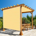 Amagenix 90% Sand Sun Shade Cloth with Grommets, 14'X 20' Sun Screens Pergola Shade Cover Canopy for Outdoor Garden Patio Porch
