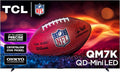 TCL 115-Inch QM7K QLED 4K Smart QD-Mini LED TV with Google TV (115QM7K, 2025 Model) Dolby Vision IQ, Dolby Atmos, HDR, Game Accelerator up to 288Hz, Voice Remote, Compatible with Alexa