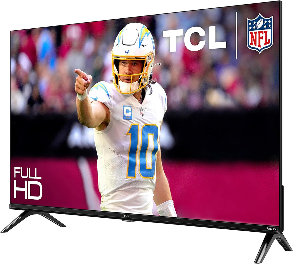 TCL 32-Inch Class S3 1080p LED Smart TV with Roku TV (32S350R, 2023 Model), Compatible with Alexa, Google Assistant, and Apple HomeKit Compatibility, Streaming FHD Television,Black
