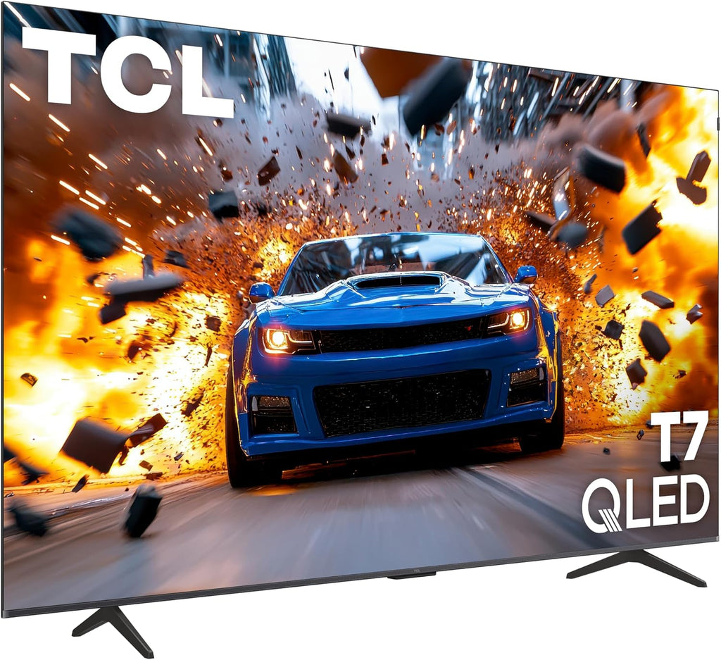 TCL 85 Inch Class T7 Series | 4K QLED HDR | 85T7, 2025 Model | 120HZ-144HZ High Brightness Smart Google TV Dolby Atmos Audio | Voice Remote Alexa Gaming Streaming Television