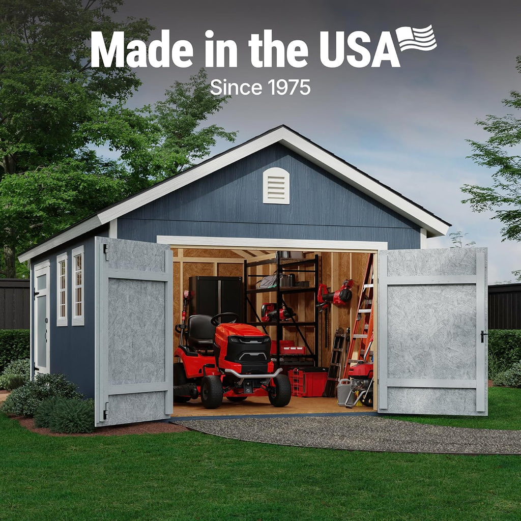 Handy Home Products Cedarhill 12x20 Wooden Storage Shed- Does not Include Floor kit, Paint, or Roofing Shingles