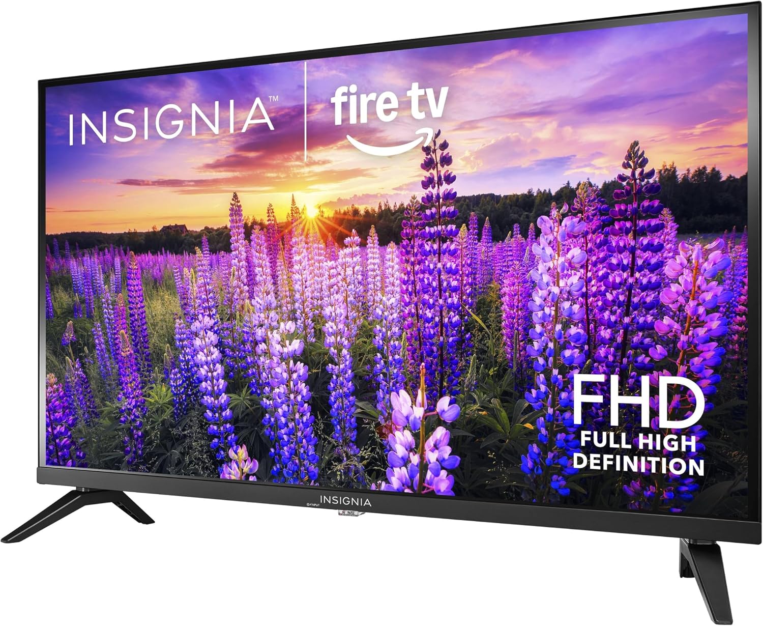 INSIGNIA 40' Class F40 Series LED Full HD Smart Fire TV, Voice Remote with Alexa, Free & Live TV