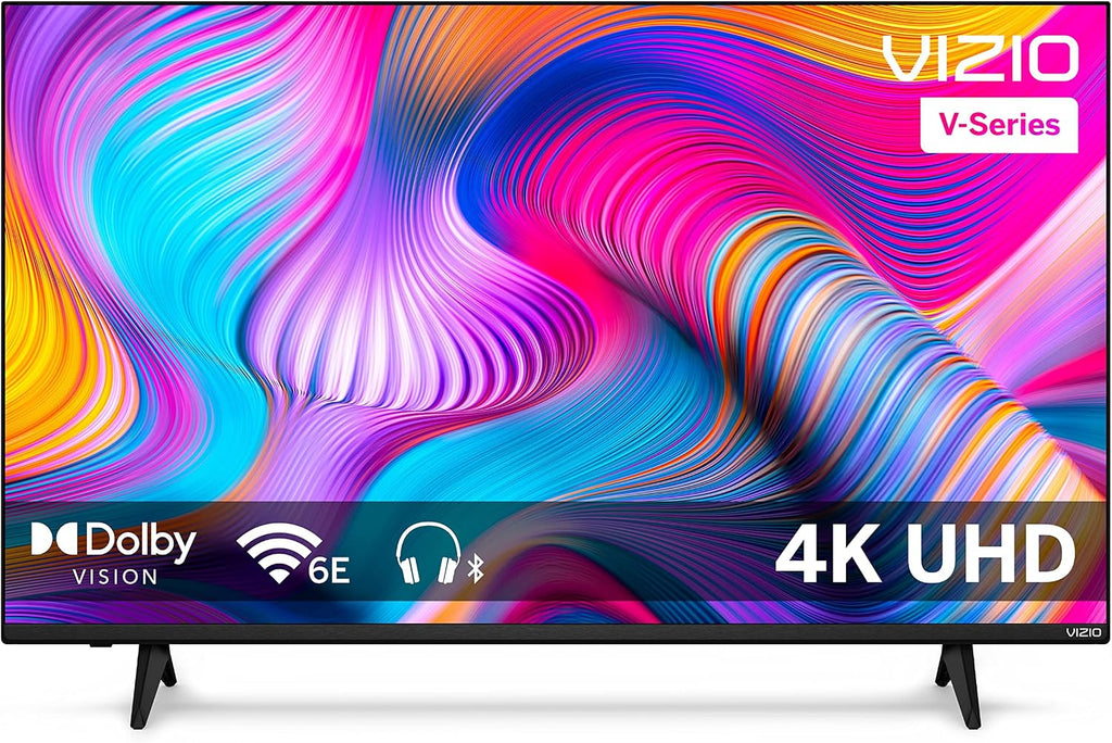 VIZIO 43-inch V-Series 4K LED HDR Smart TV w/Dolby Vision, WiFi 6E, Bluetooth Headphone Capable, AMD FreeSync & Alexa Compatibility, V435M-K04, 2023 Model