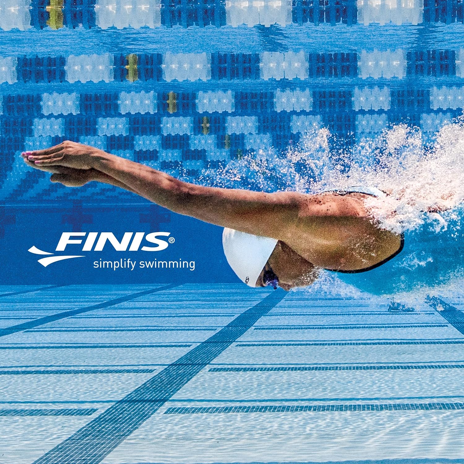 FINIS Shooter Fiberglass Monofin for Adults - Builds Core Strength & Dolphin Kick Speed - Swim Training Fin