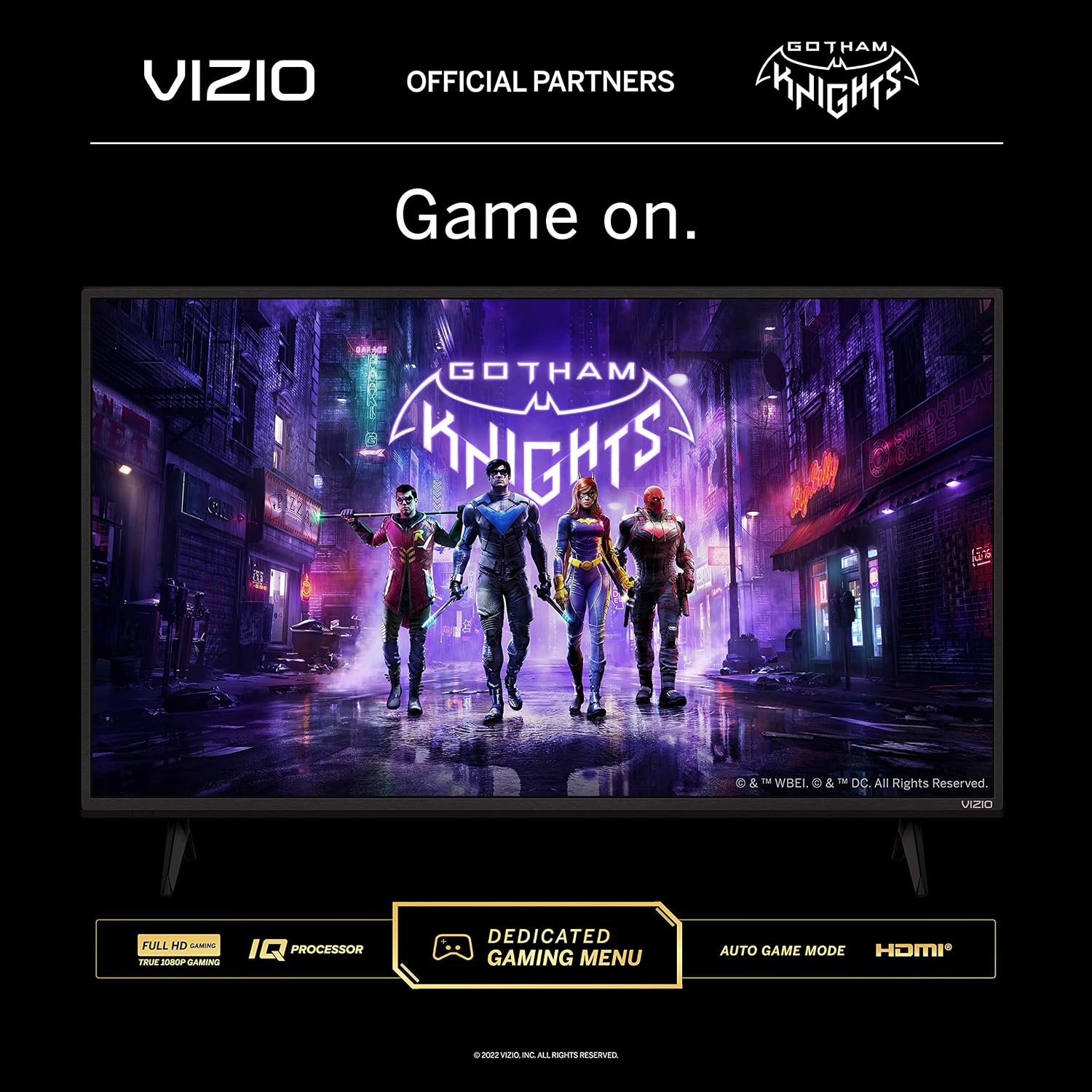 VIZIO 43-inch D-Series Full HD 1080p Smart TV with Apple AirPlay and Chromecast Built-in, Alexa Compatibility, D43f-J04, 2022 Model
