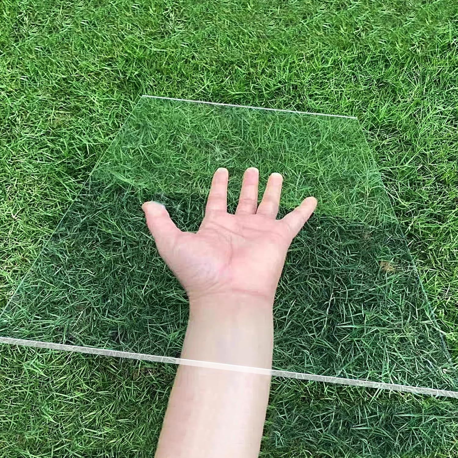 4 mm Clear Polycarbonate Sheet, Rainproof Greenhouse Panels, Easy to Bend and Cut Roof Panels, for Gardens Canopy Carports Windows Boats Greenhouse(60x120cm/24x47in)