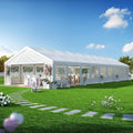 GARTOO 20' x 60' Canopy Party Tent & Carport - Heavy Duty Outdoor Wedding Gazebo with 4 Sand Bags, Event Shelter Canopy for Outdoor Event, Wedding, Birthday Party