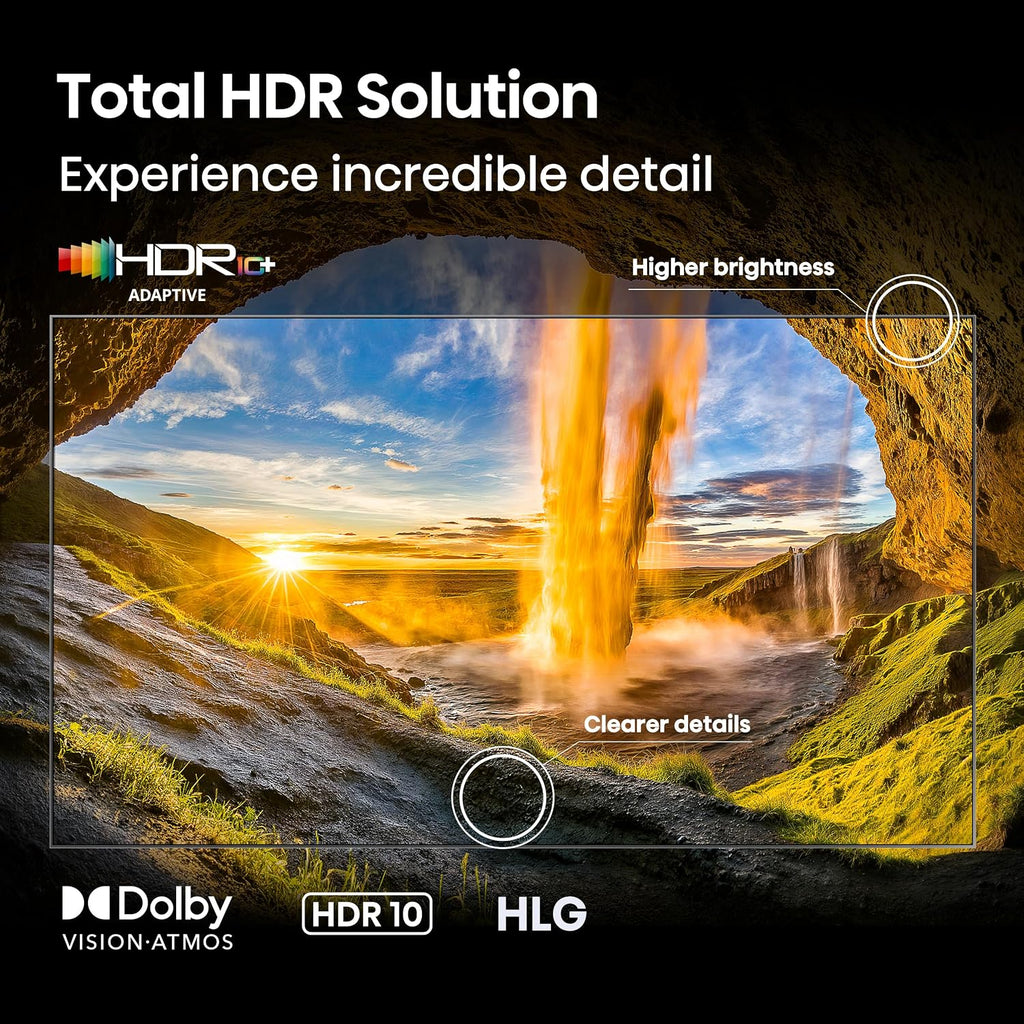 Hisense 85' E6 Cinema Series Hi-QLED 4K UHD Smart Fire TV (85E6QF, 2025 Model) - AI Light Sensor, Dolby Vision · Atmos, Voice Remote with Alexa, Motion Rate 120, HDR 10+ Adaptive, Game Mode Plus