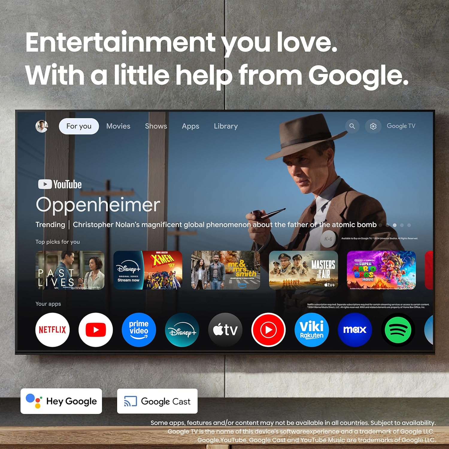 Hisense 65' U7 Mini-LED ULED 4K UHD Best Premium Gaming Google Smart TV (65U75QG, 2025 Model) - QLED, Native 165Hz, VRR 288, Up to 3000 Nits, HDR10+, Dolby Vision IQ · Atmos, IMAX Enhanced, 2.1.2 Ch